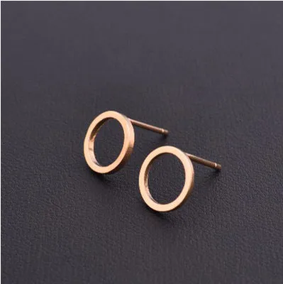 17KM 2 pair 2016 Fashion Gold Color Punk Simple T Bar Stud Earrings For Women Ear Jewelry brincos bijoux Fashion Earring