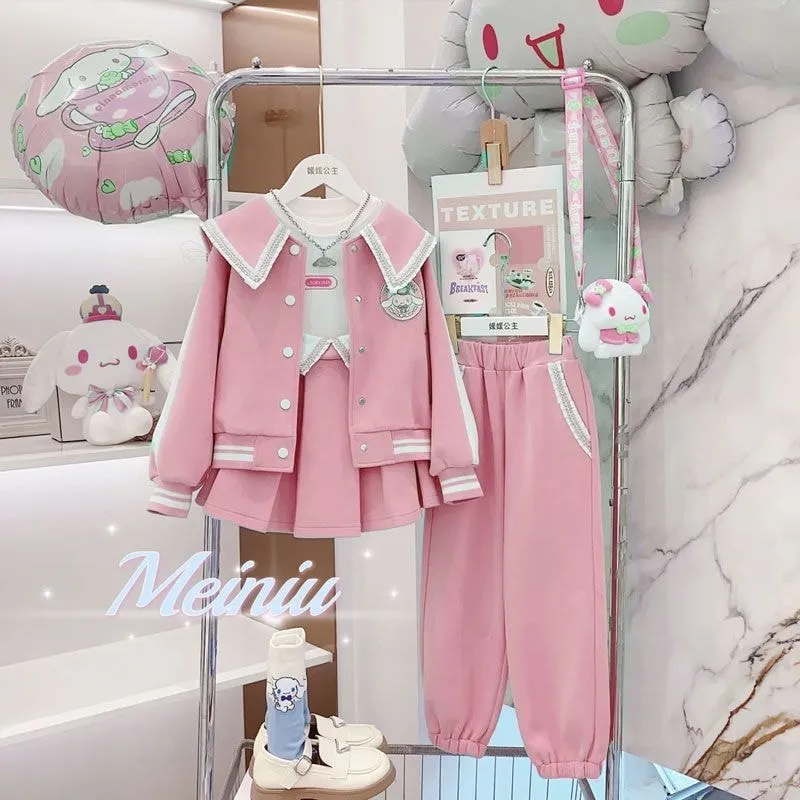 2 Pcs Girls Pants Suit 6-7Y 485104