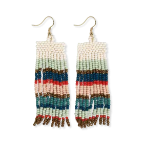 Adaline Modern Preppy Beaded Earrings