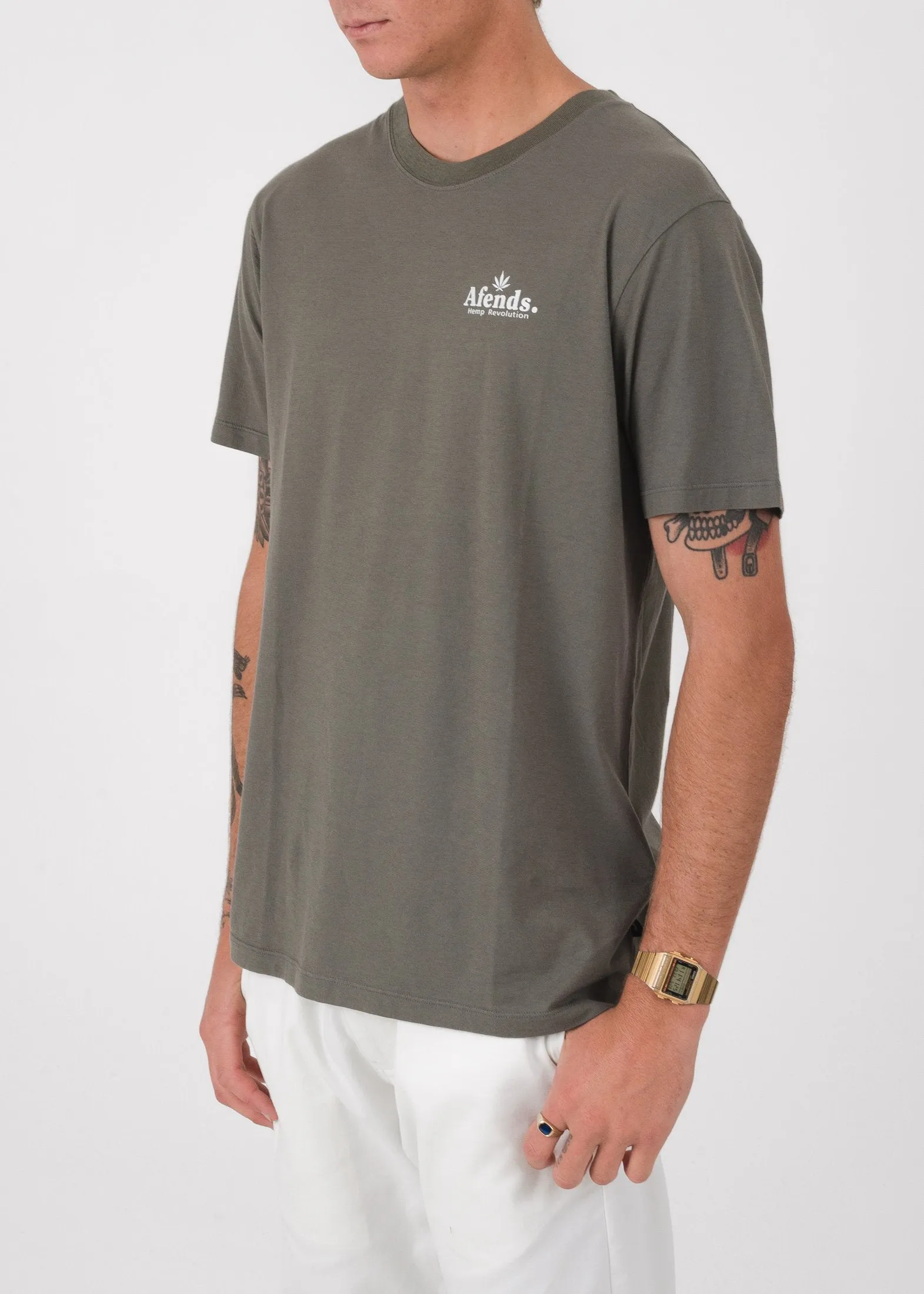 Afends Mens Choices - Hemp Standard Fit Tee