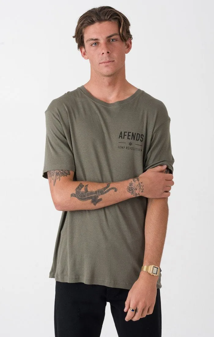 Afends Mens Eco Est. - Standard Fit Hemp Tee