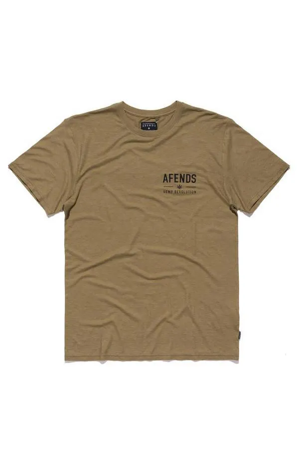 Afends Mens Eco Est. - Standard Fit Hemp Tee