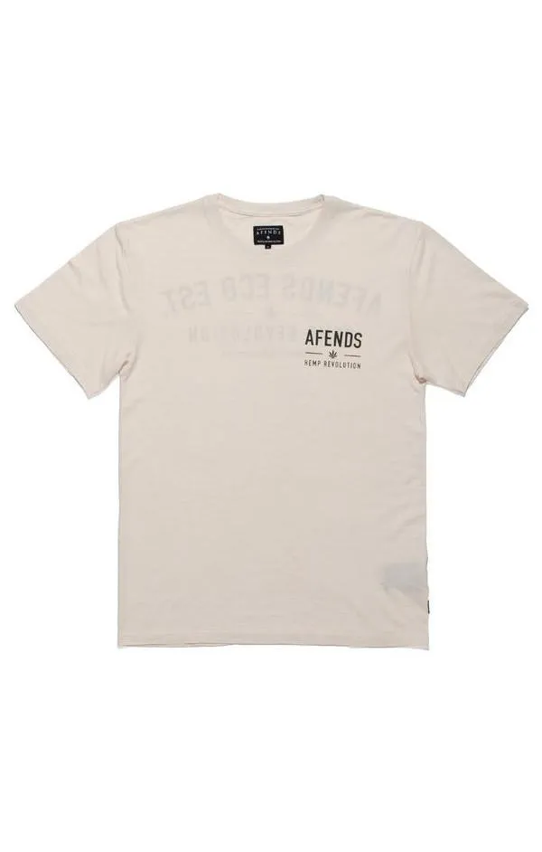 Afends Mens Eco Est. - Standard Fit Hemp Tee