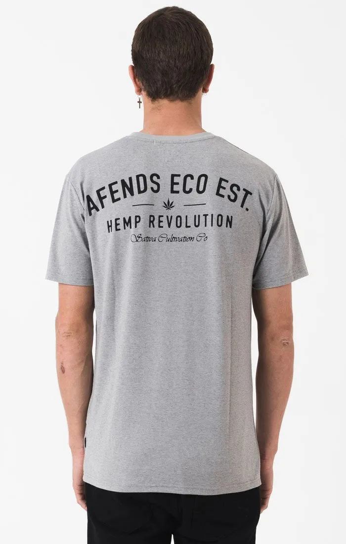 Afends Mens Eco Est. - Standard Fit Hemp Tee