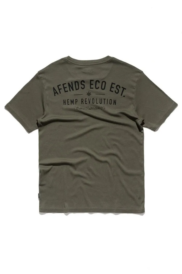 Afends Mens Eco Est. - Standard Fit Hemp Tee