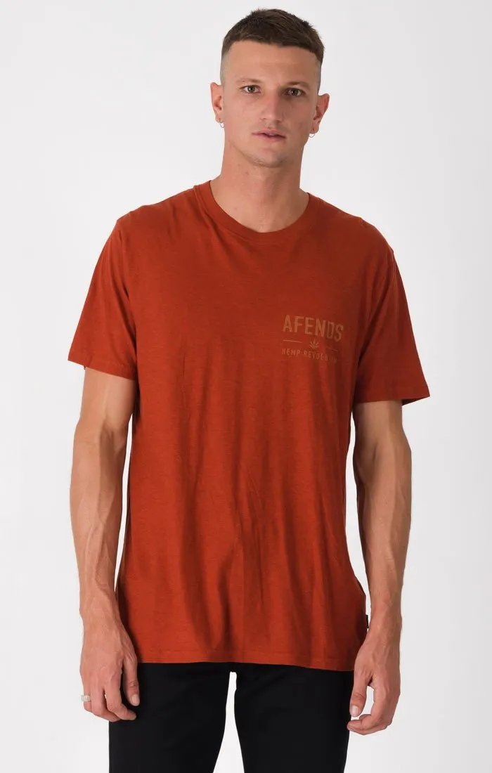 Afends Mens Eco Est. - Standard Fit Hemp Tee