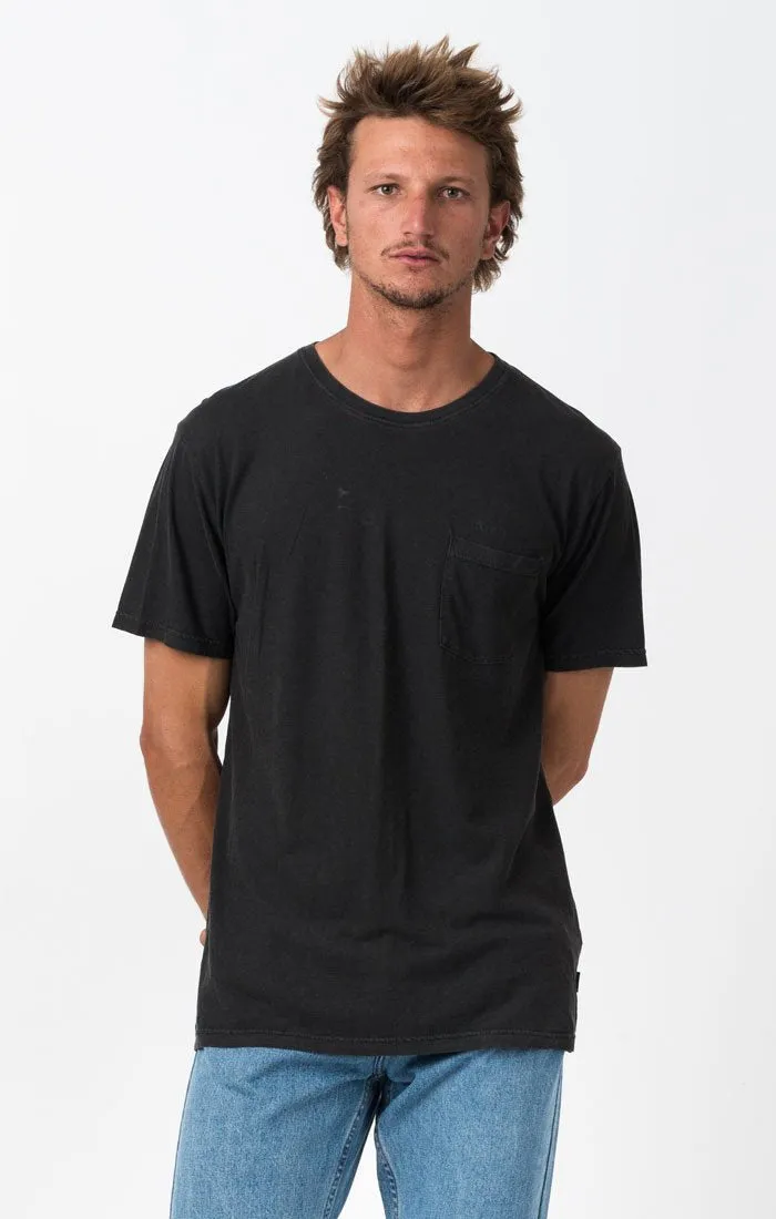 Afends Mens Hemlon - Standard Fit Pocket Hemp Tee