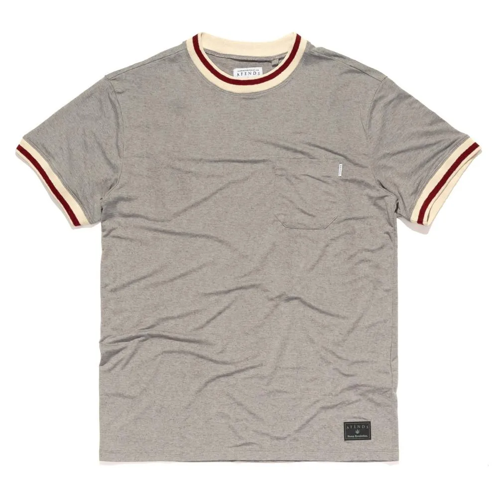 Afends Mens Meakins - Hemp - Retro Fit Hemp Pocket Tee