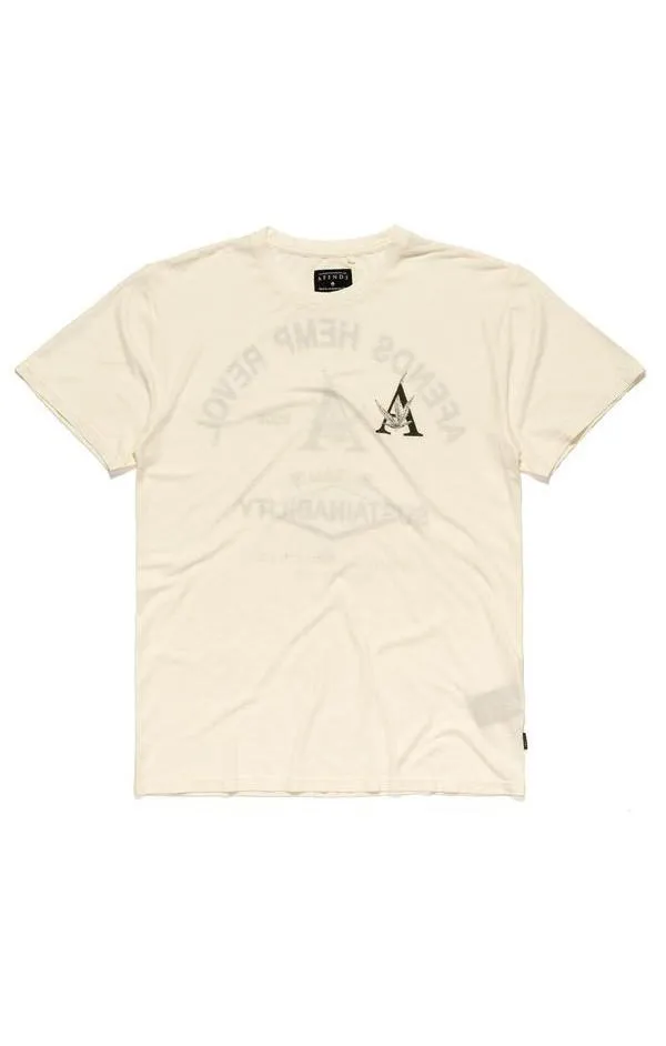 Afends Mens New Future - Standard Fit Hemp Tee