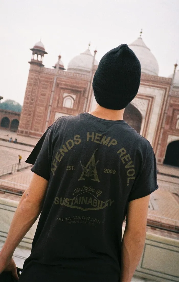 Afends Mens New Future - Standard Fit Hemp Tee