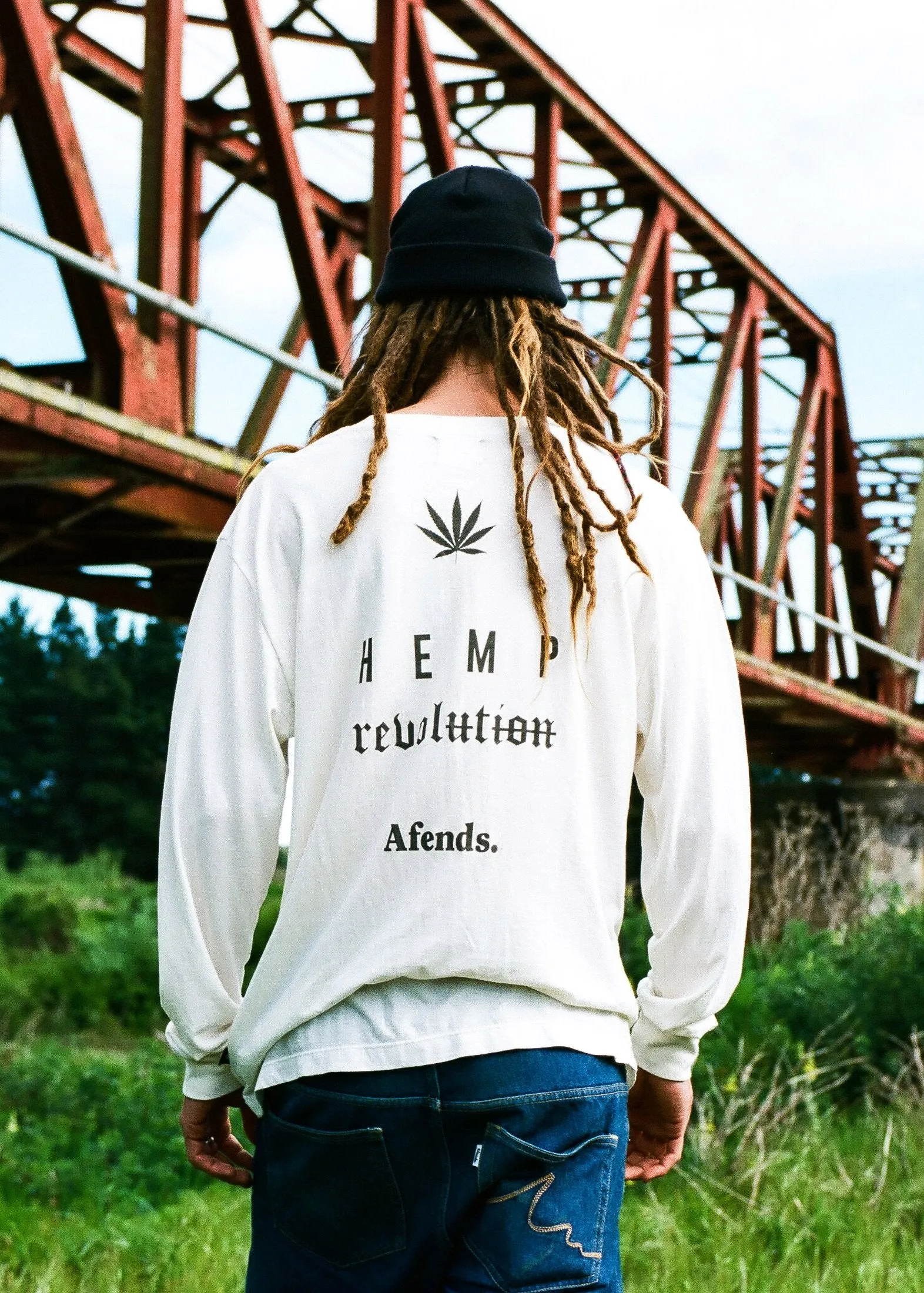 Afends Mens Strike - Hemp Long Sleeve Tee