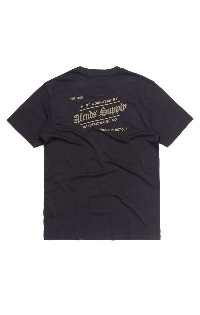 Afends Mens Sturdy - Standard Fit Hemp Tee