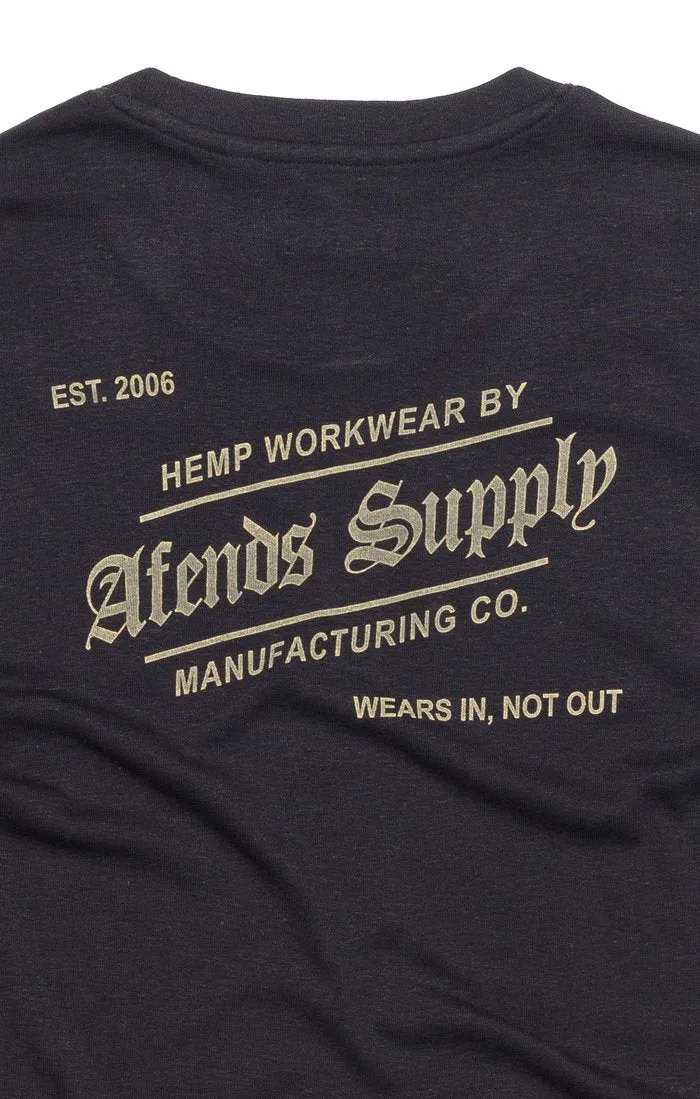 Afends Mens Sturdy - Standard Fit Hemp Tee