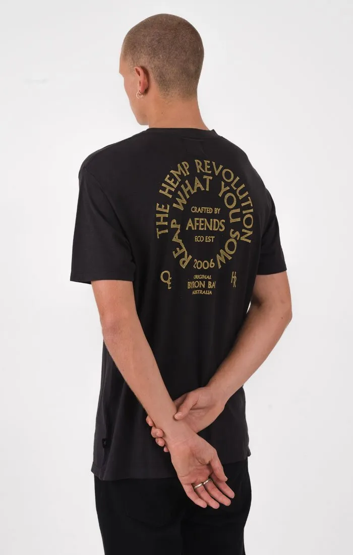 Afends Mens What You Sow - Standard Fit Hemp Tee