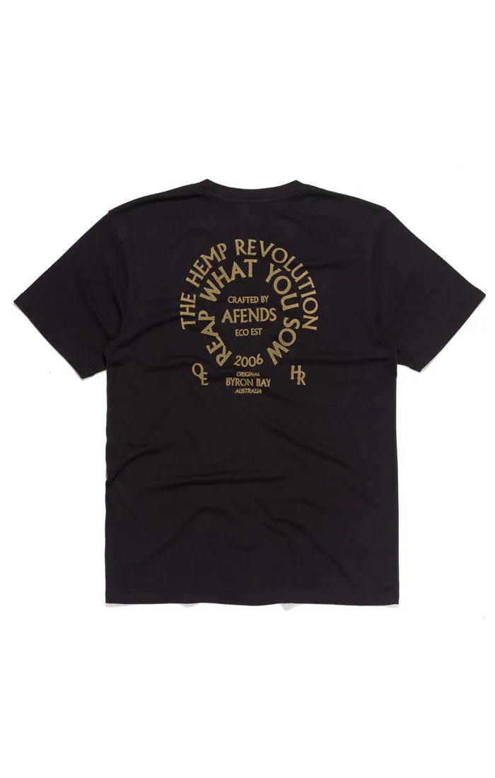 Afends Mens What You Sow - Standard Fit Hemp Tee