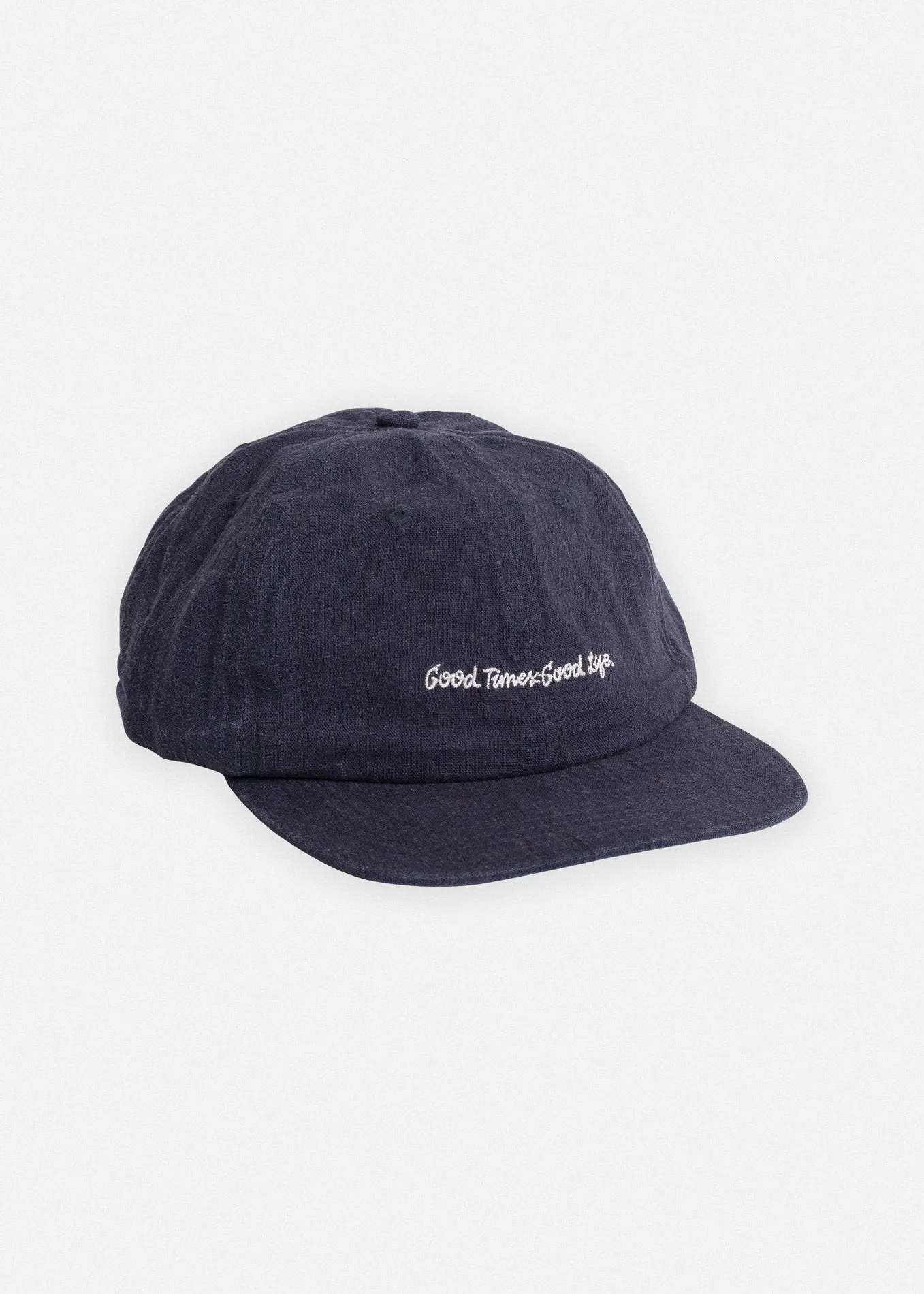 Afends Unisex Good Times - Hemp Soft Brim 6 Panel Cap