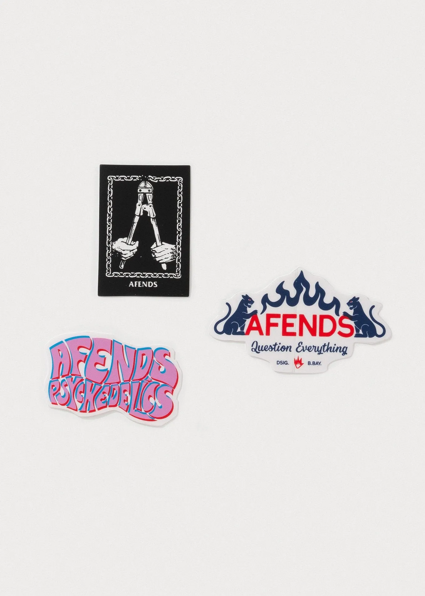 Afends Unisex Primary - Sticker Pack