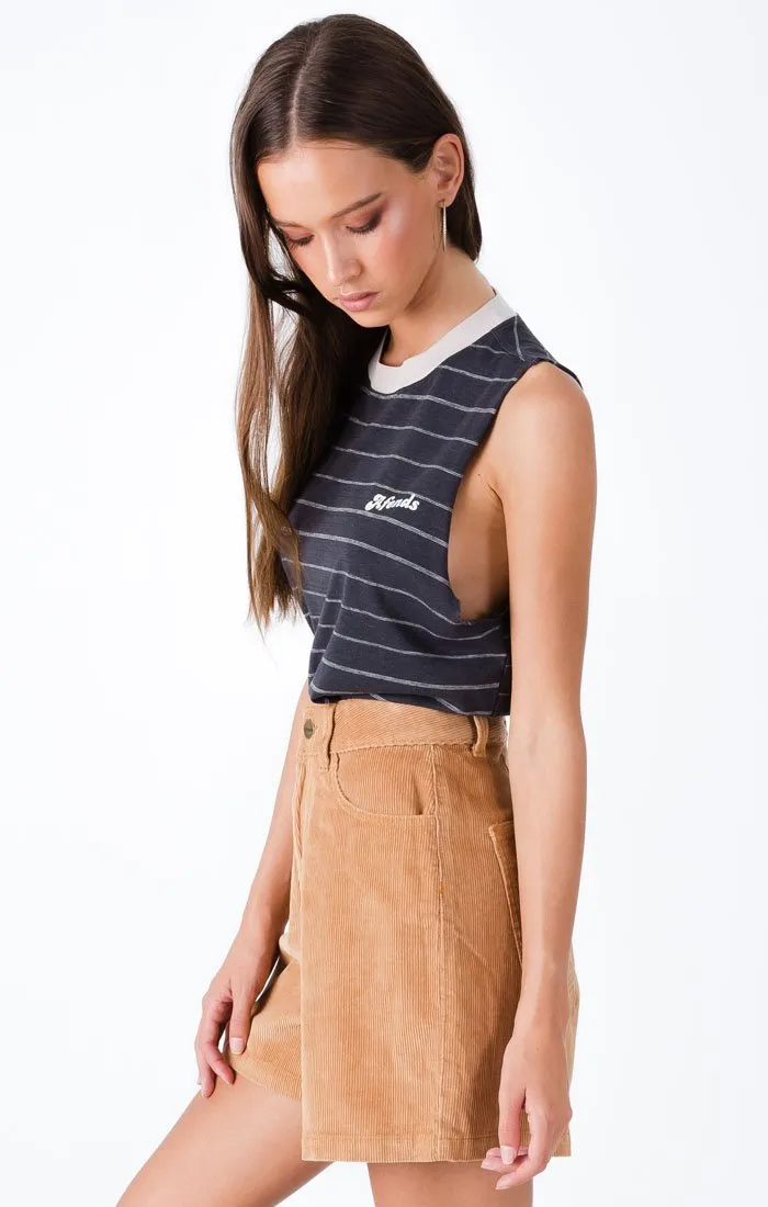 Afends Womens Hemp Band - Hemp Bandcut Tee