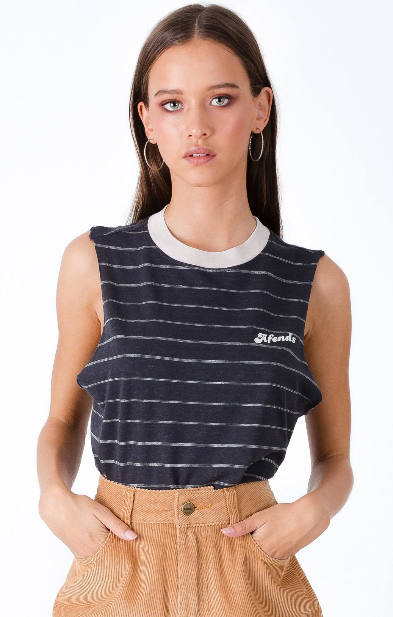 Afends Womens Hemp Band - Hemp Bandcut Tee