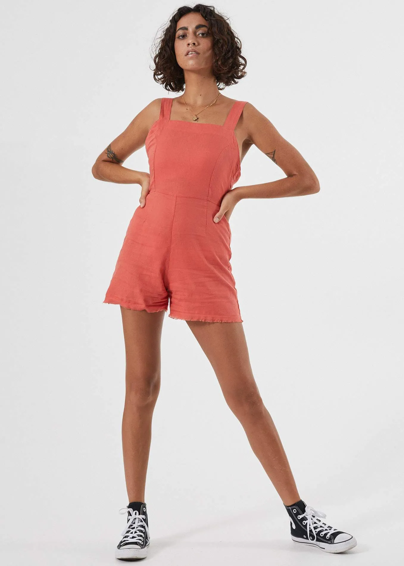 Afends Womens Neve - Hemp Playsuit