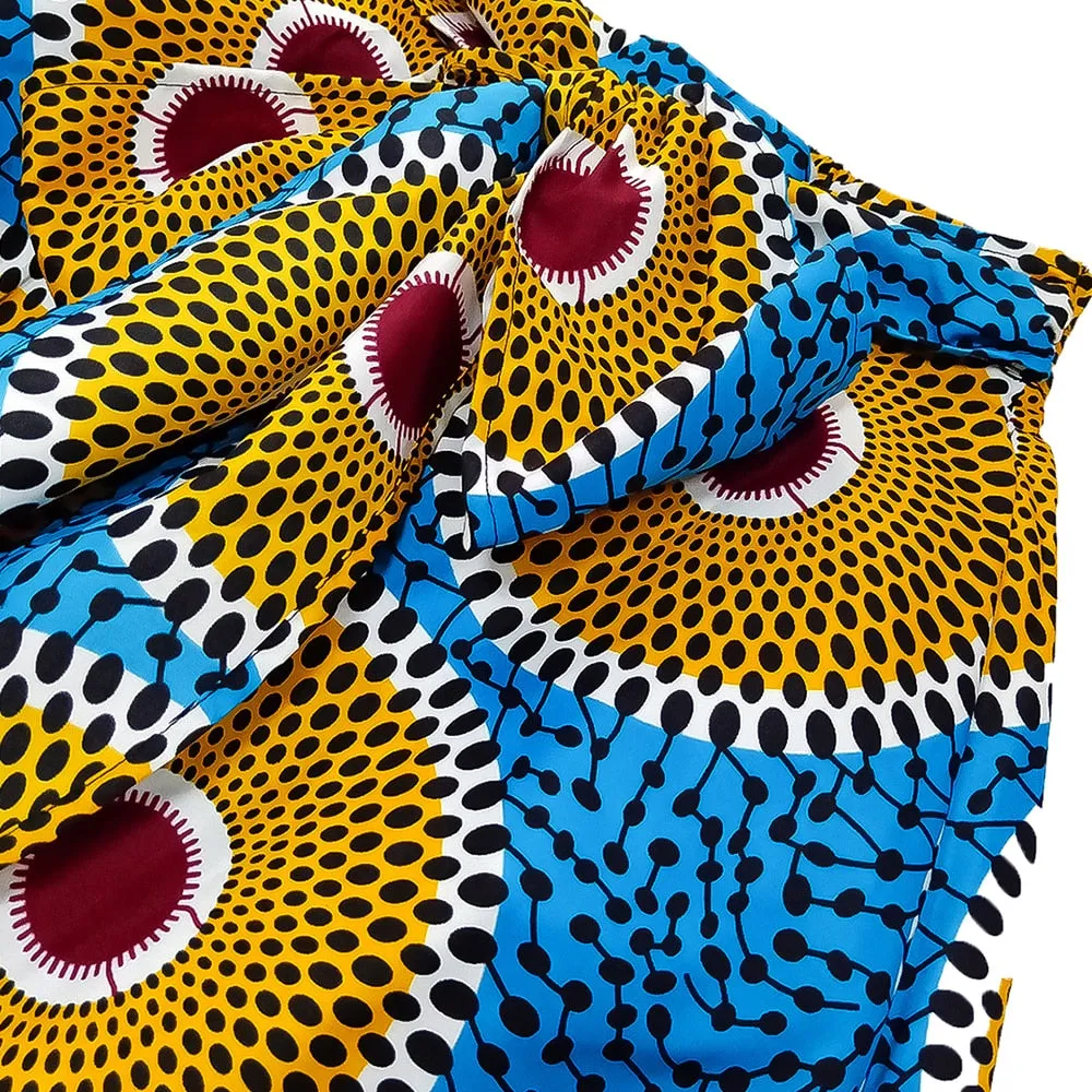 African  Ankara High Low Skirt