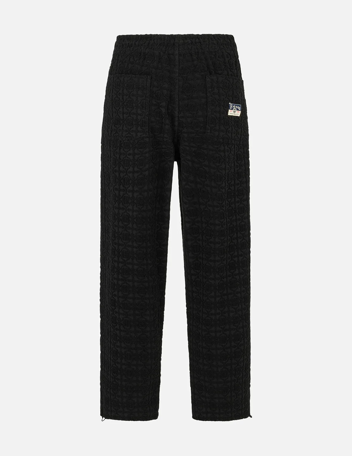 Allover Kamon Jacquard Relax Fit Sweatpants