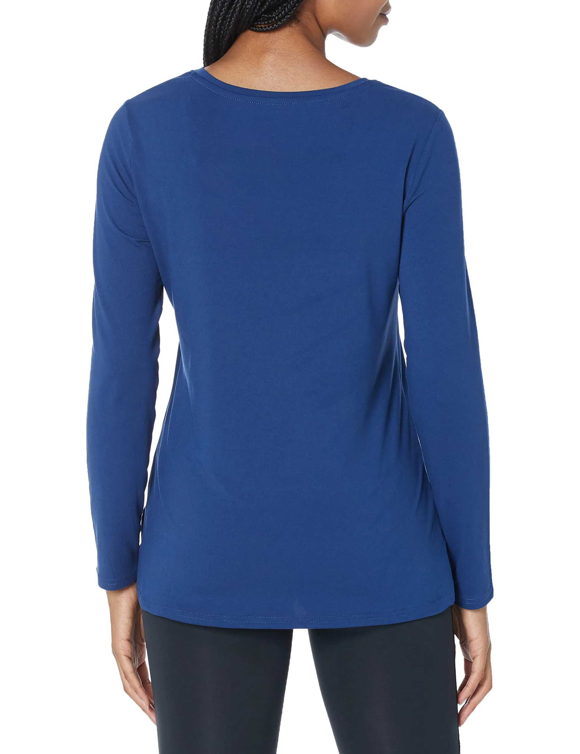 Amazon Essentials Women's Tech Stretch Long-Sleeve T-Shirt (Available in Plus Size)