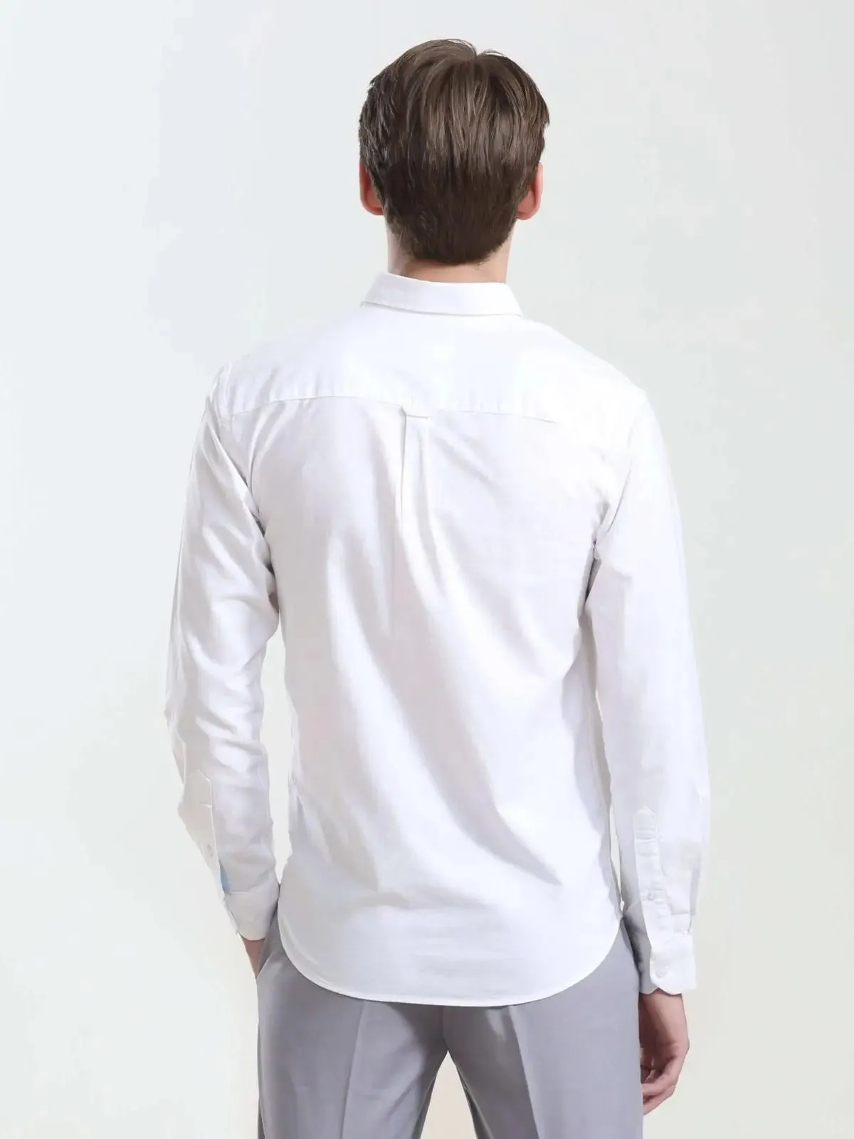 Anti-Stain Anti-Odor Luxury White Cotton Shirt for Men & Women