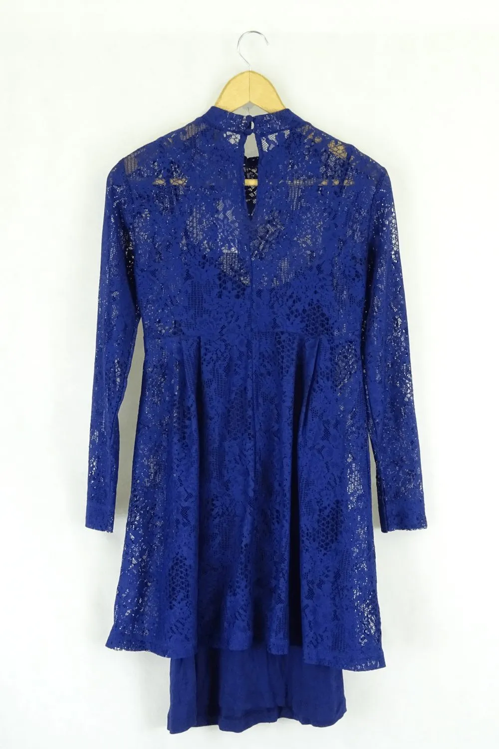 Asos Blue Lace Dress 8