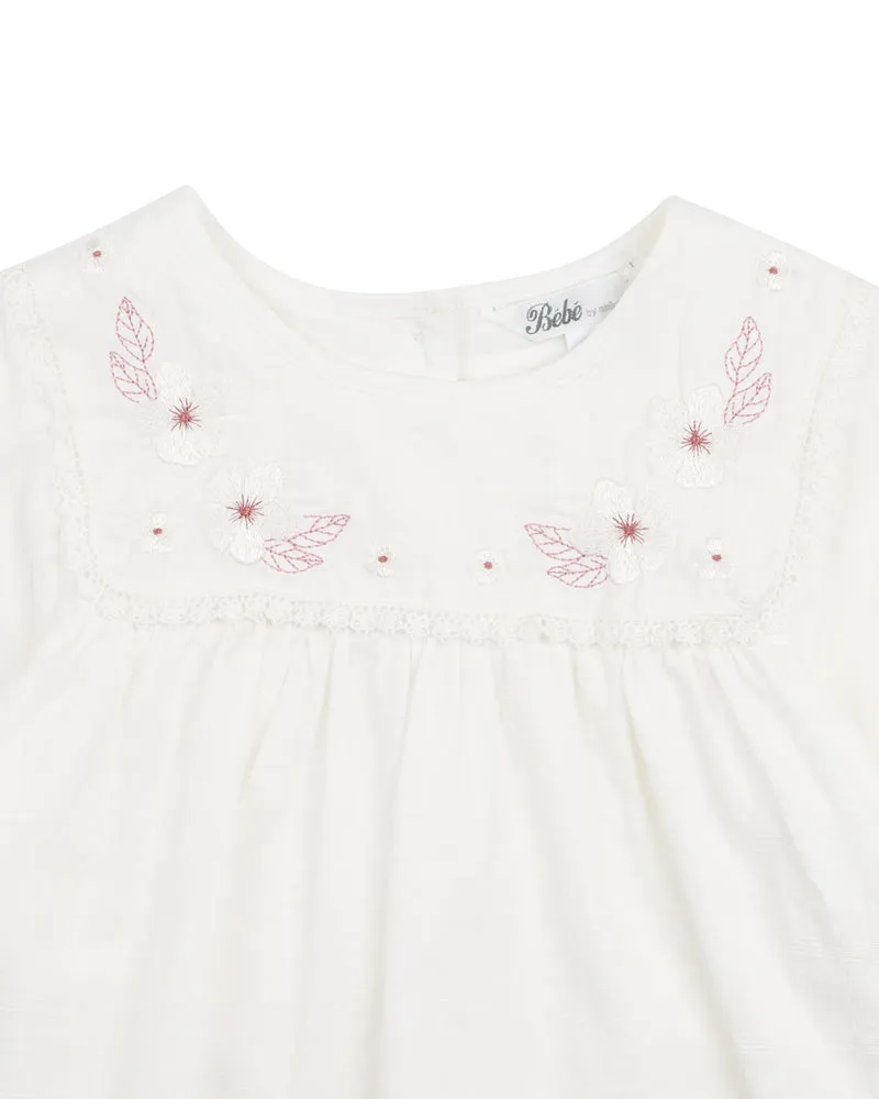 AUBREY EMBROIDERED TOP 3-7 YRS