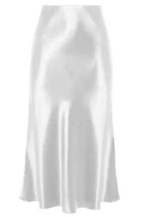 Avin Slip Skirt - White