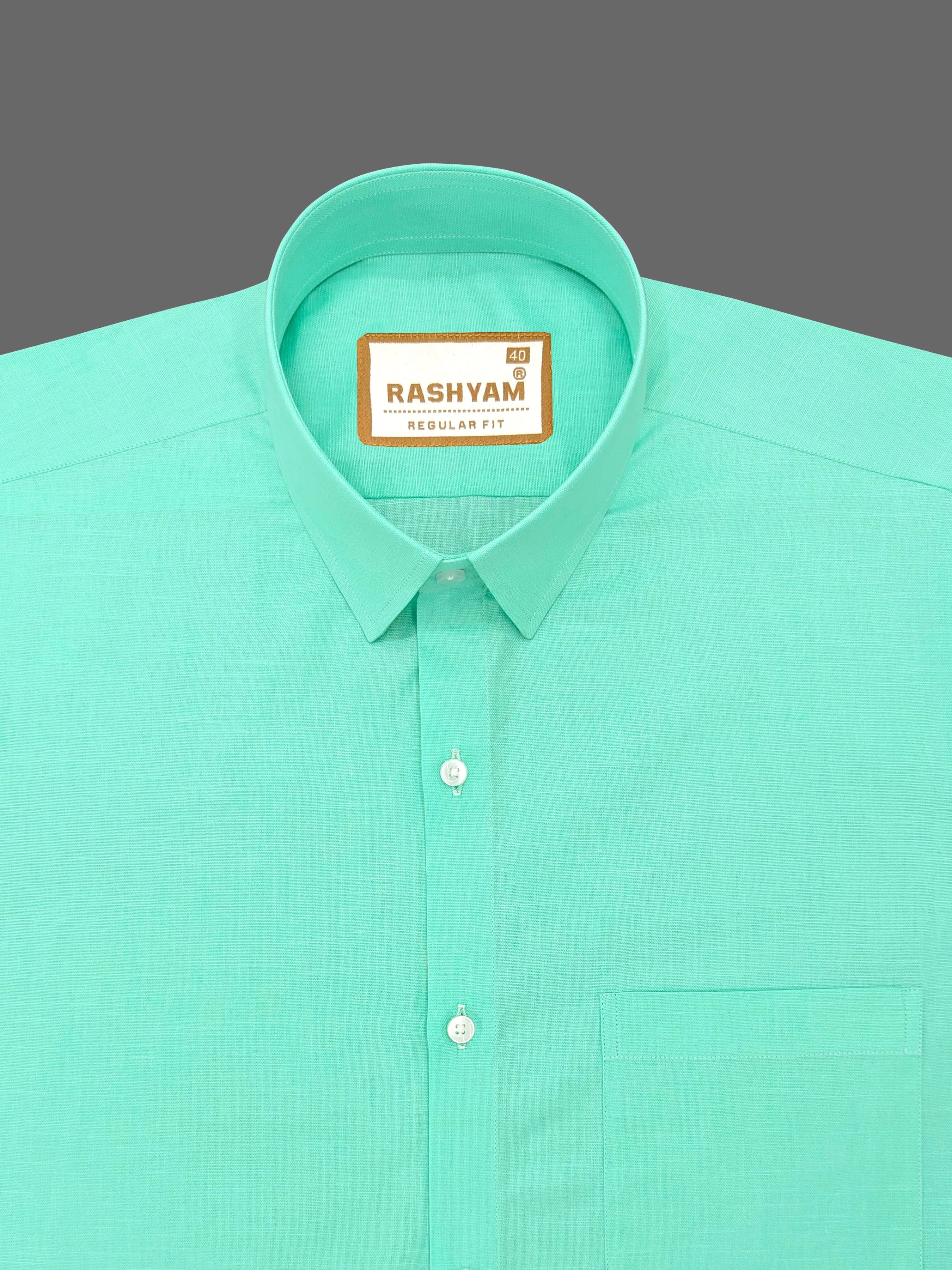 Barboni Aqua Luxurious Italian Linen Shirt