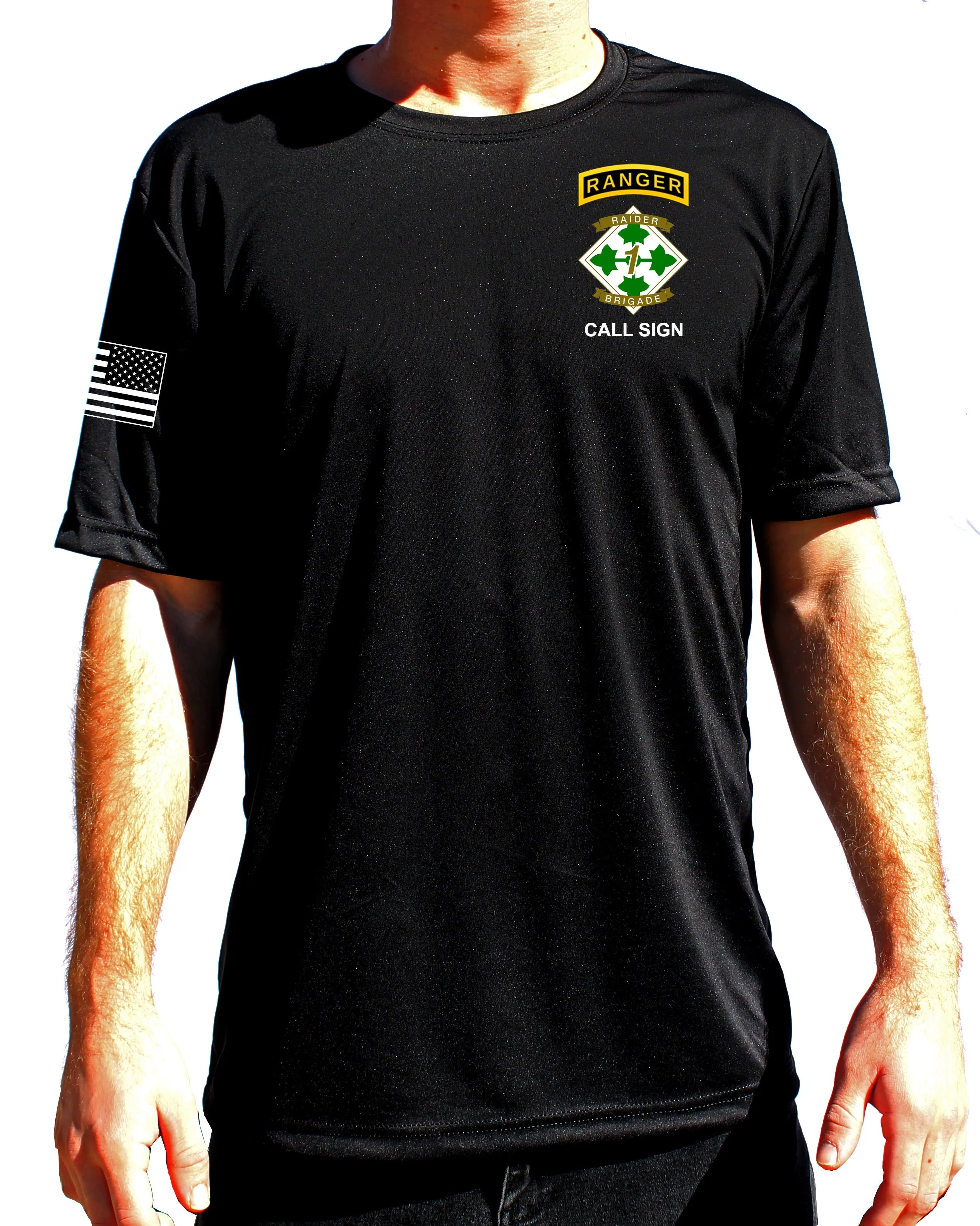 Bayonet Co Athletic Black T-Shirt. This shirt IS approved for PT