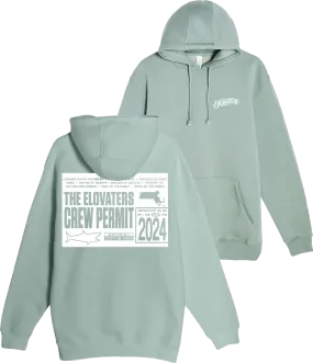 Beach Permit Pullover Hoodie (Sage)