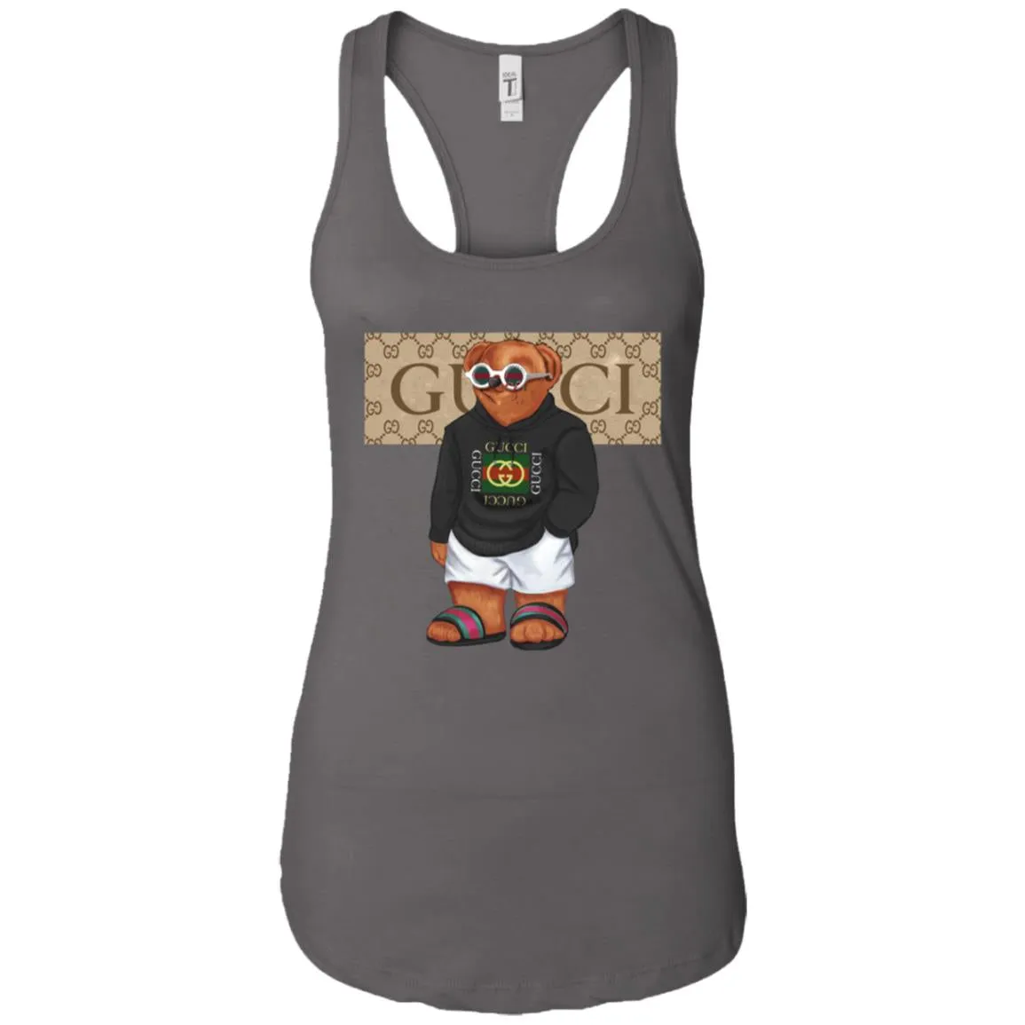 Best Gucci Bear Style Fashion T-shirt Women Tank Top