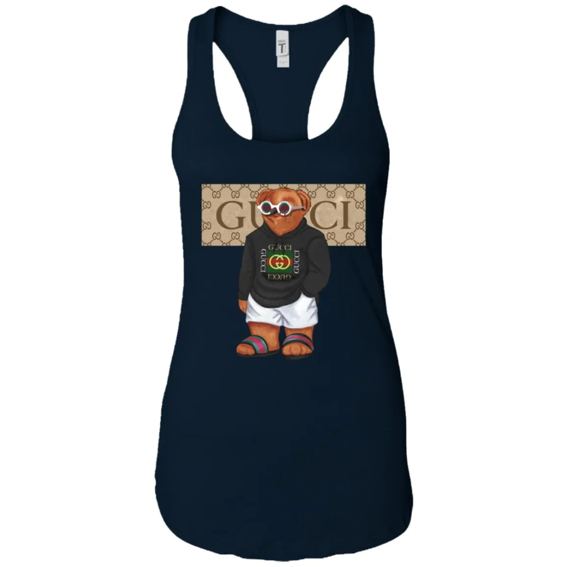 Best Gucci Bear Style Fashion T-shirt Women Tank Top