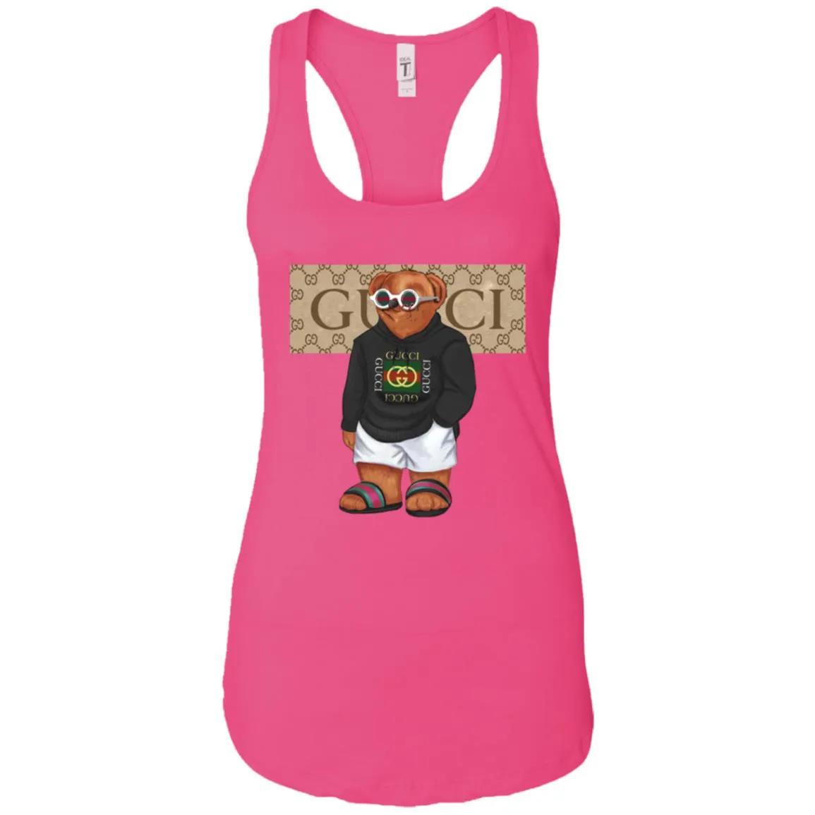 Best Gucci Bear Style Fashion T-shirt Women Tank Top