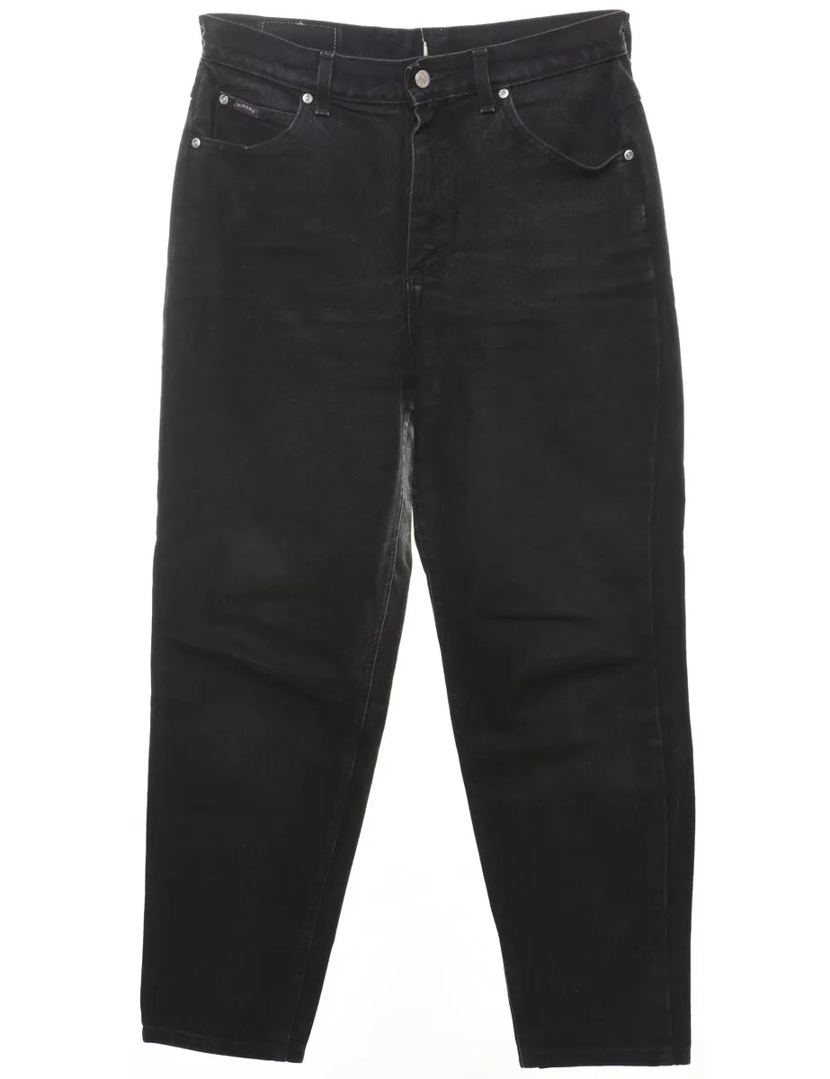 Black Tapered Lee Jeans - W31 L28