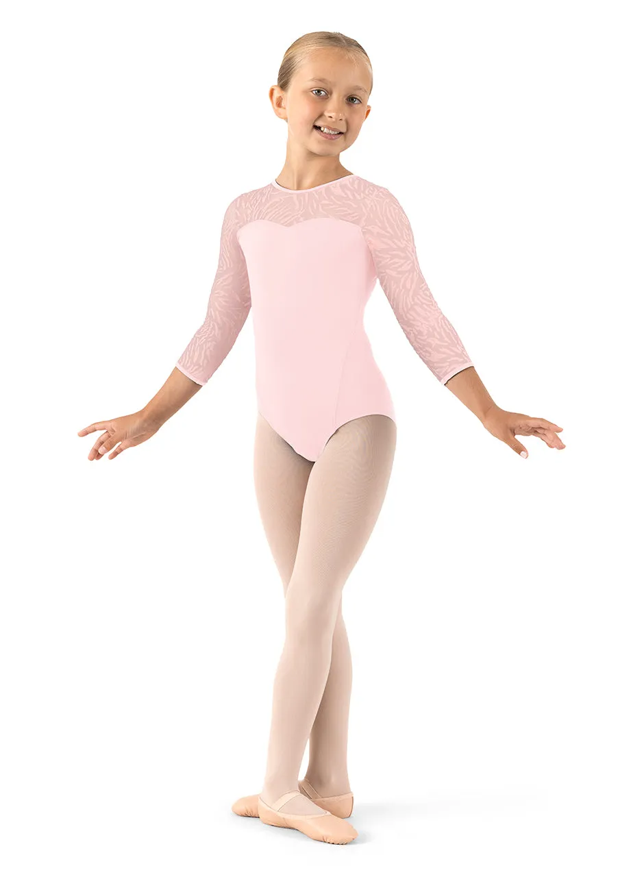 Bloch CL1066 Sahara High-Neck 3/4 Sleeve Leo