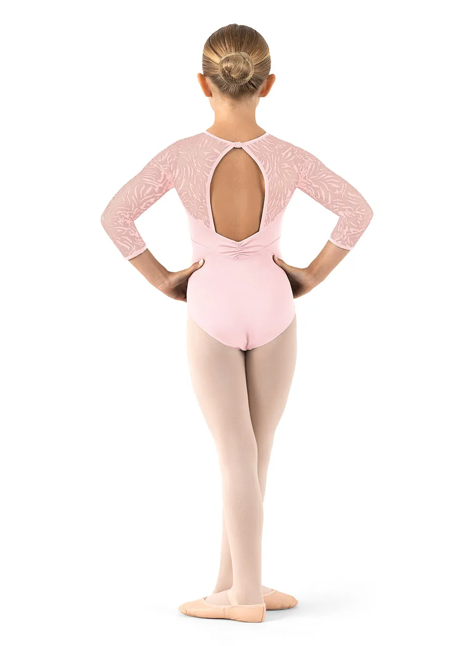 Bloch CL1066 Sahara High-Neck 3/4 Sleeve Leo