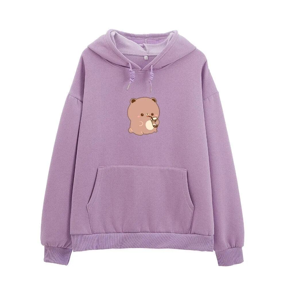 Boba Lovin Boberu the Bear Soft Hoodie