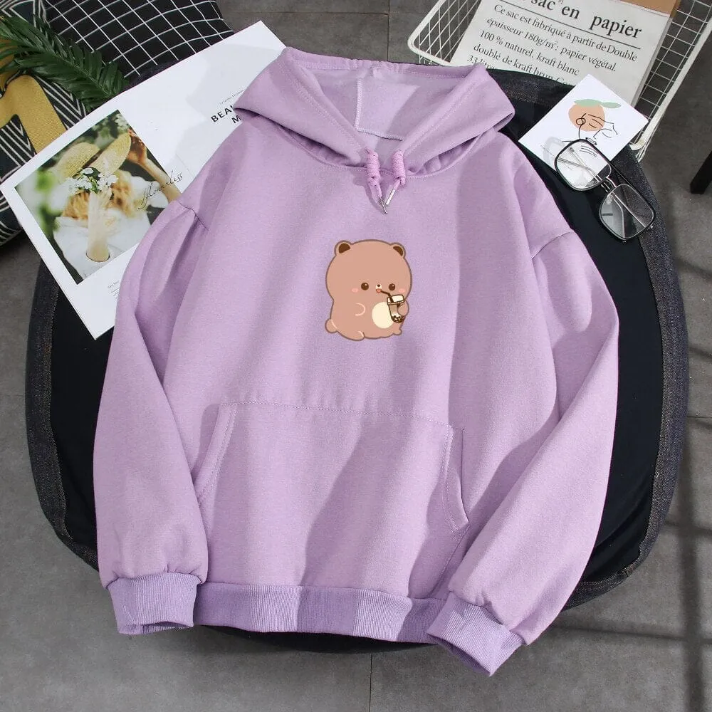 Boba Lovin Boberu the Bear Soft Hoodie