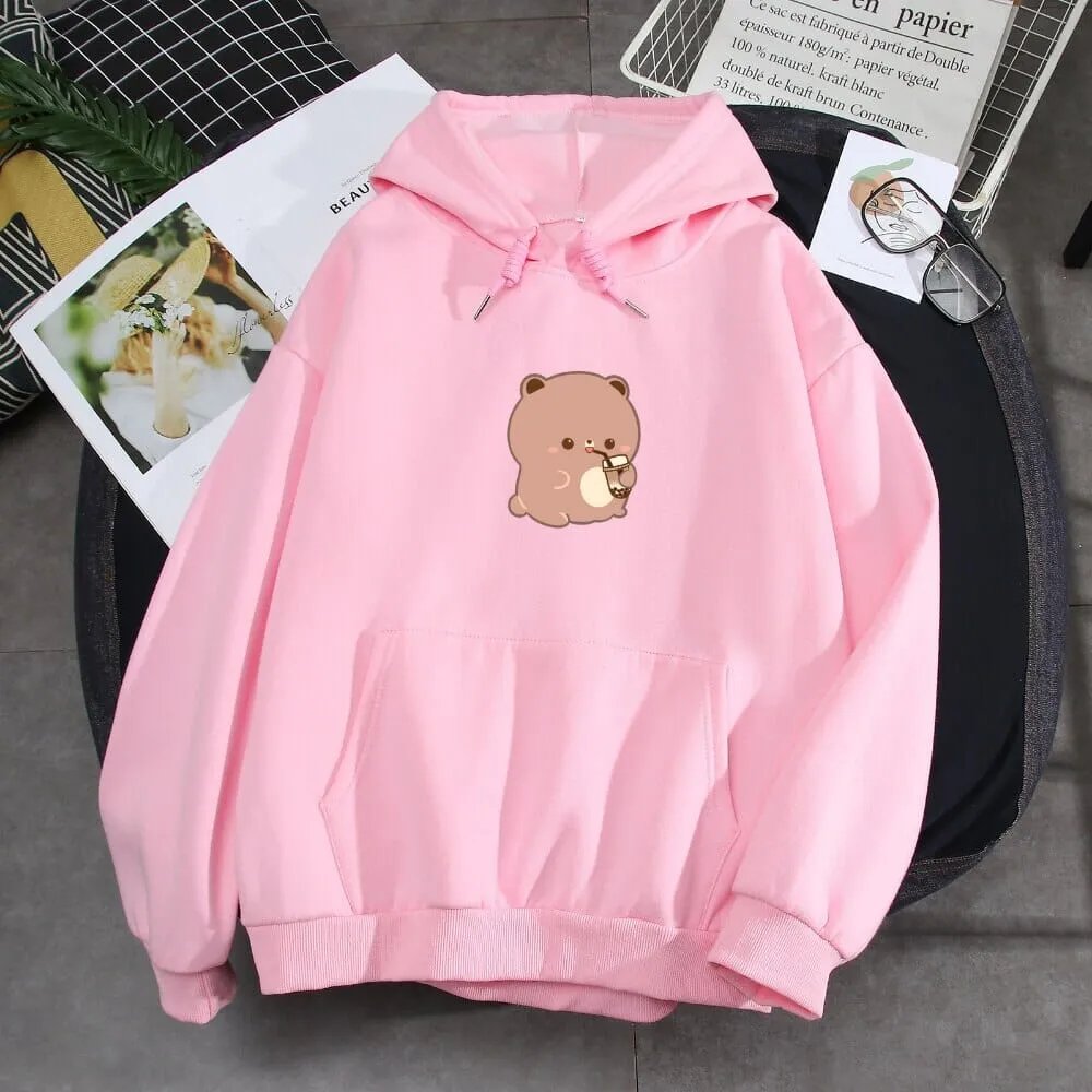 Boba Lovin Boberu the Bear Soft Hoodie