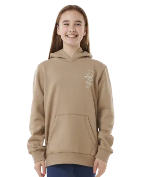 Boys Search Icon Hoodie in Sand Dune