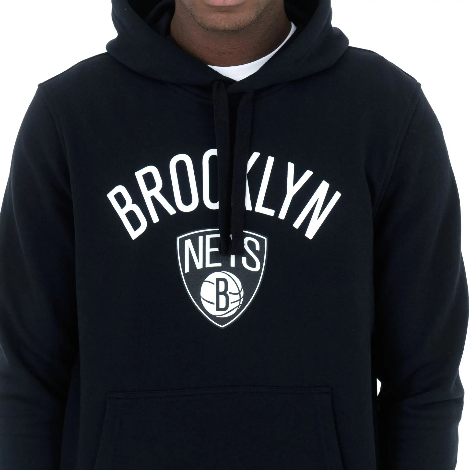 Brooklyn Nets NBA Regular Black Pullover Hoodie