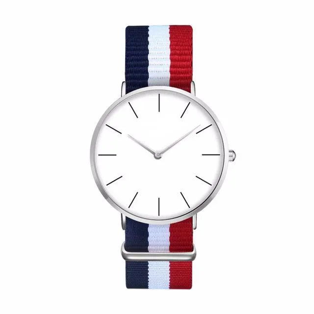 Casual Sport Clock Classical Nylon Wristwatch