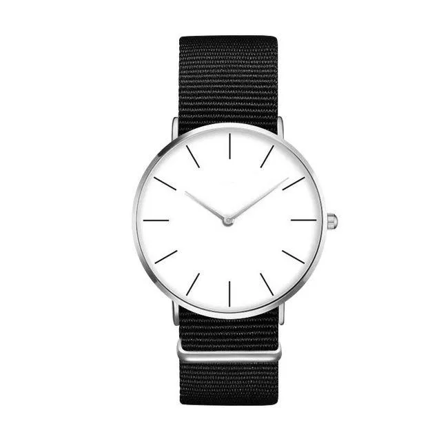 Casual Sport Clock Classical Nylon Wristwatch