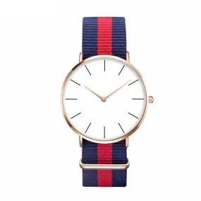 Casual Sport Clock Classical Nylon Wristwatch