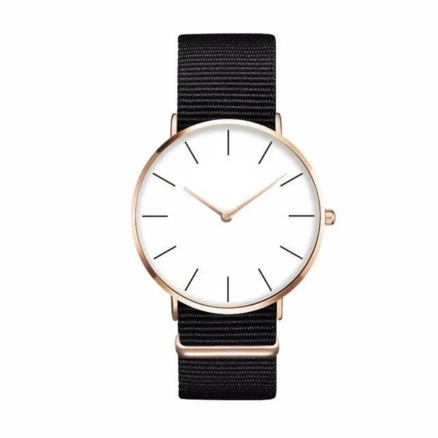 Casual Sport Clock Classical Nylon Wristwatch