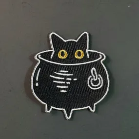 Cauldron Cat Patch by Cat Coven